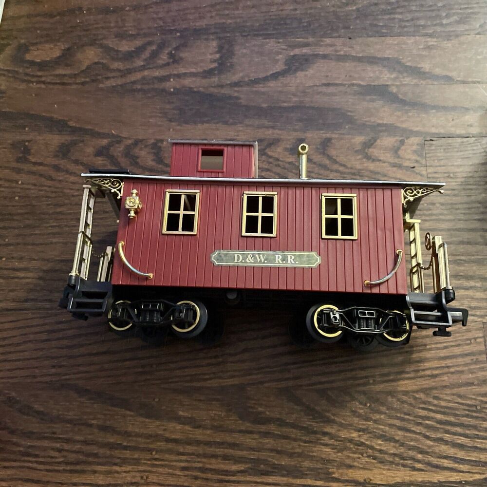 Denver Express Train Engine 1987 by New Bright D&W RR Toy Locomotive